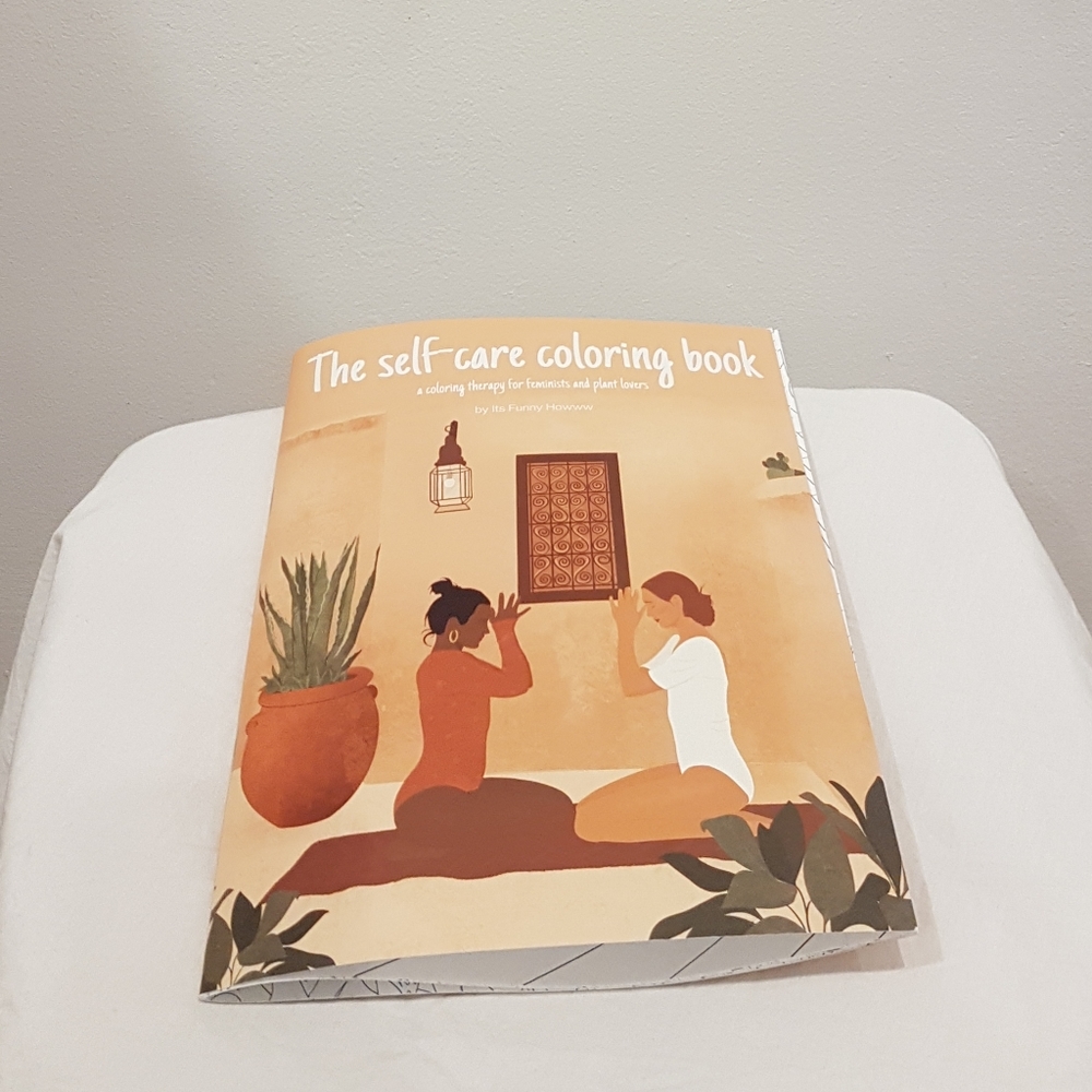 Self Care Feminist Adult Coloring Book